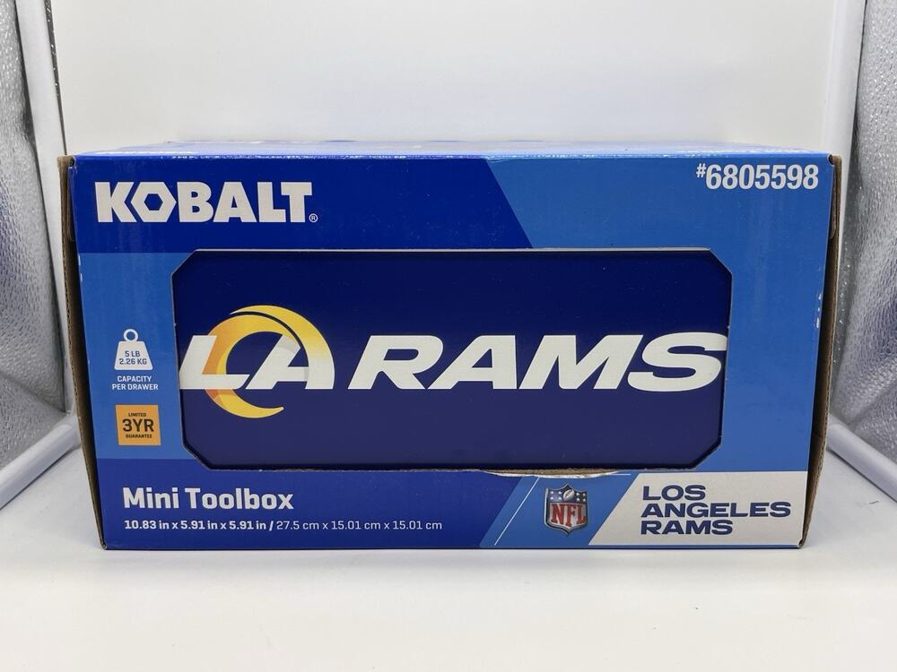 Los Angeles Rams Kobalt Mini Toolbox NFL BRAND NEW